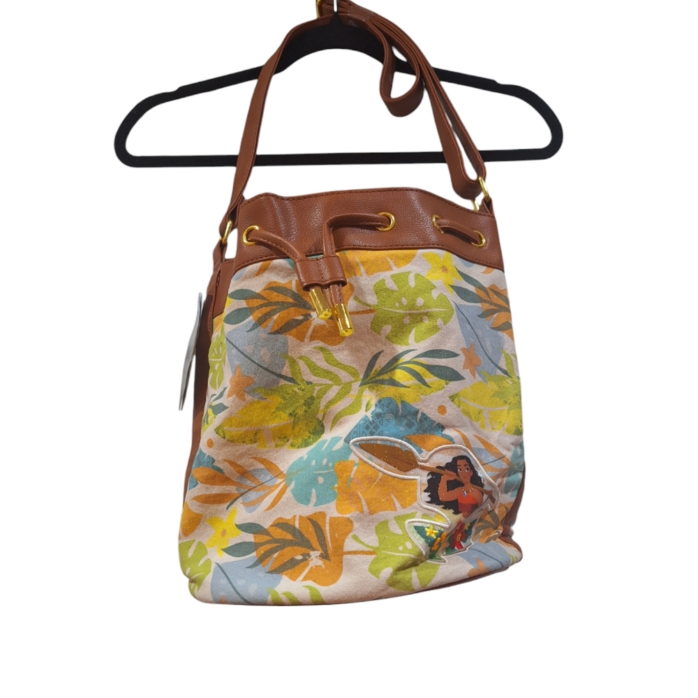 Disney Parks MOANA Bucket Barrell Swim Bag Adjustable Straps NEW